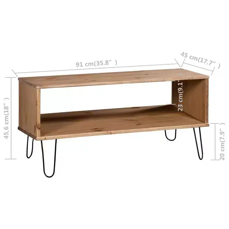 Tavolino da salotto, tavolino, tavolino, tavolino da divano, New York, legno massello di pino
