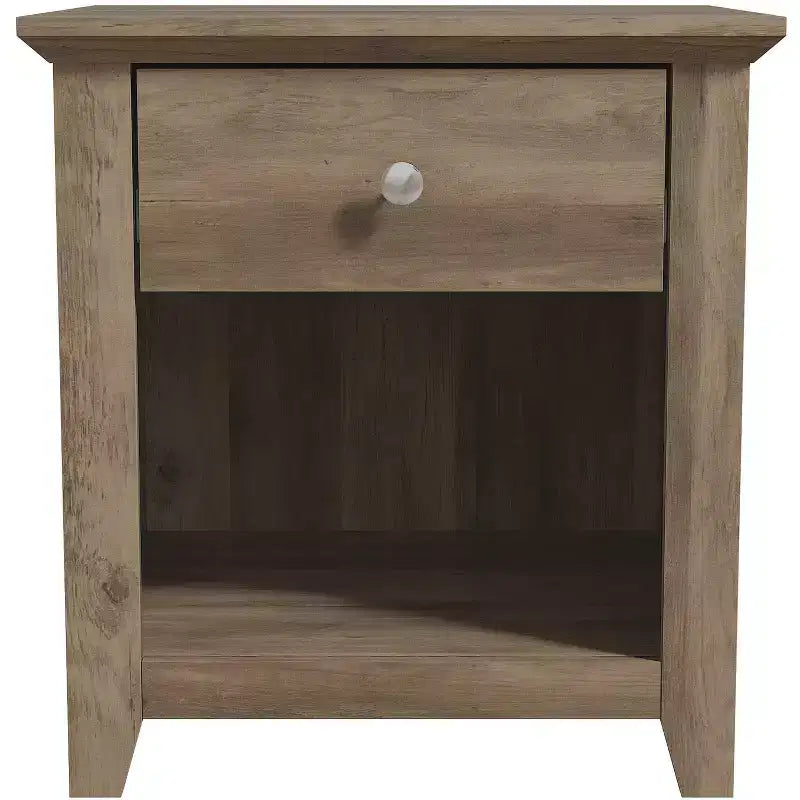 Comodini Moderni con 1 Cassetto e Vano a Giorno, Set da 2, 49 L x 43 P x 53 A cm