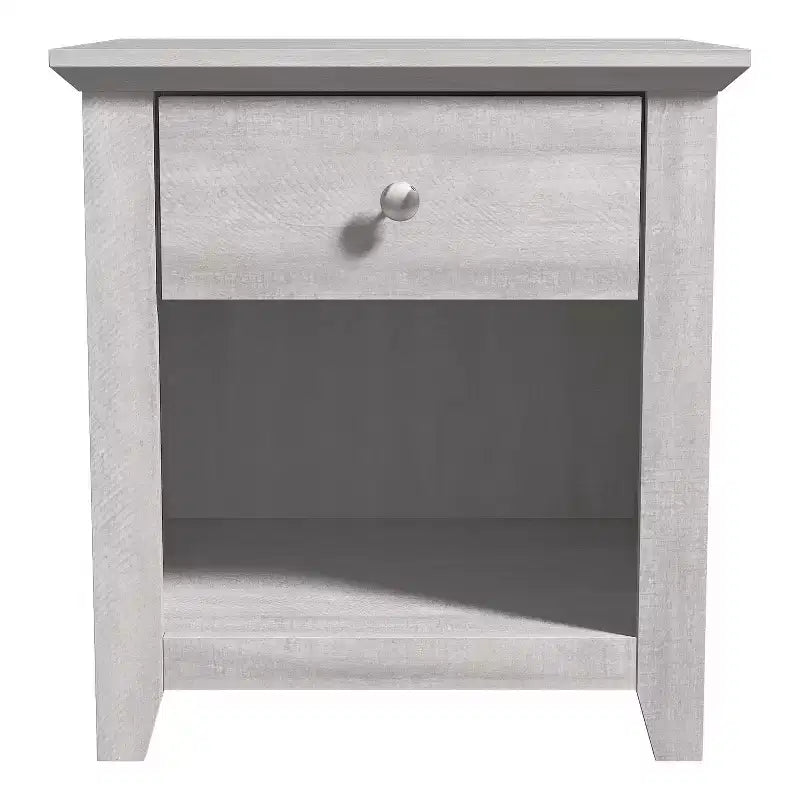 Comodini Moderni con 1 Cassetto e Vano a Giorno, Set da 2, 49 L x 43 P x 53 A cm