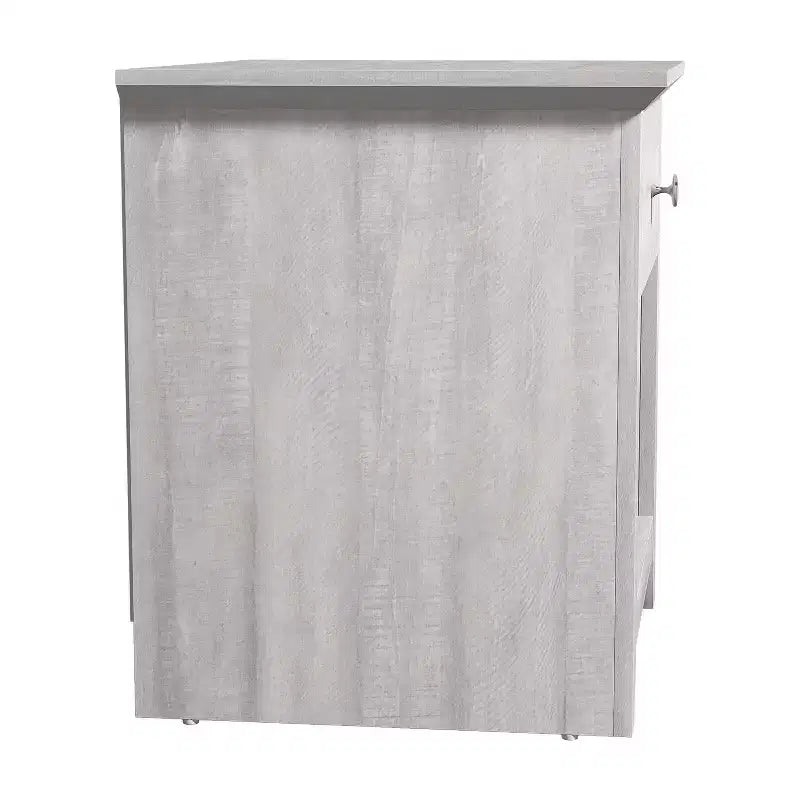 Comodini Moderni con 1 Cassetto e Vano a Giorno, Set da 2, 49 L x 43 P x 53 A cm