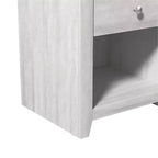 Comodini Moderni con 1 Cassetto e Vano a Giorno, Set da 2, 49 L x 43 P x 53 A cm