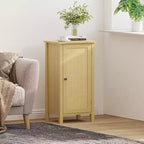 Comodino Modern Farmhouse, Comodino Boho da 40 cm con Cassetto, Tavolino Contenitore in Legno con Gambe Robuste per Camera da Letto, Soggiorno