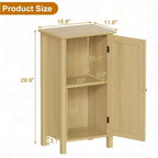 Comodino Modern Farmhouse, Comodino Boho da 40 cm con Cassetto, Tavolino Contenitore in Legno con Gambe Robuste per Camera da Letto, Soggiorno