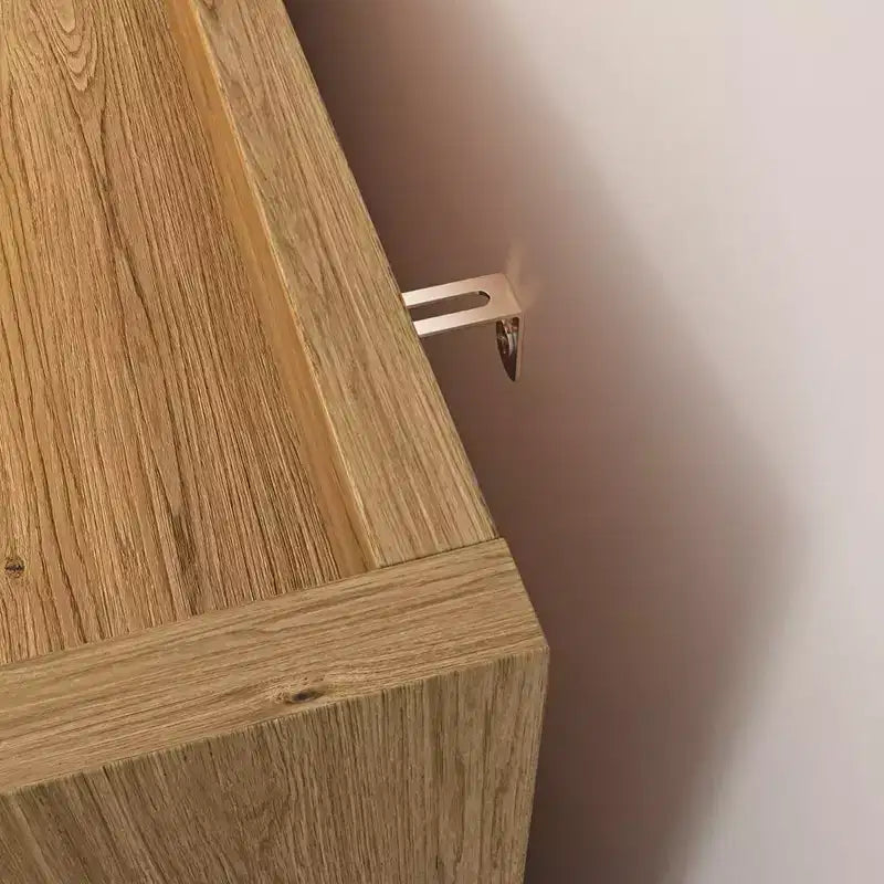 Comò a 4 cassetti per camera da letto, Comò in legno con rattan, Comò alti e cassettiere ampie, Comò per armadio da camera da letto, Legno