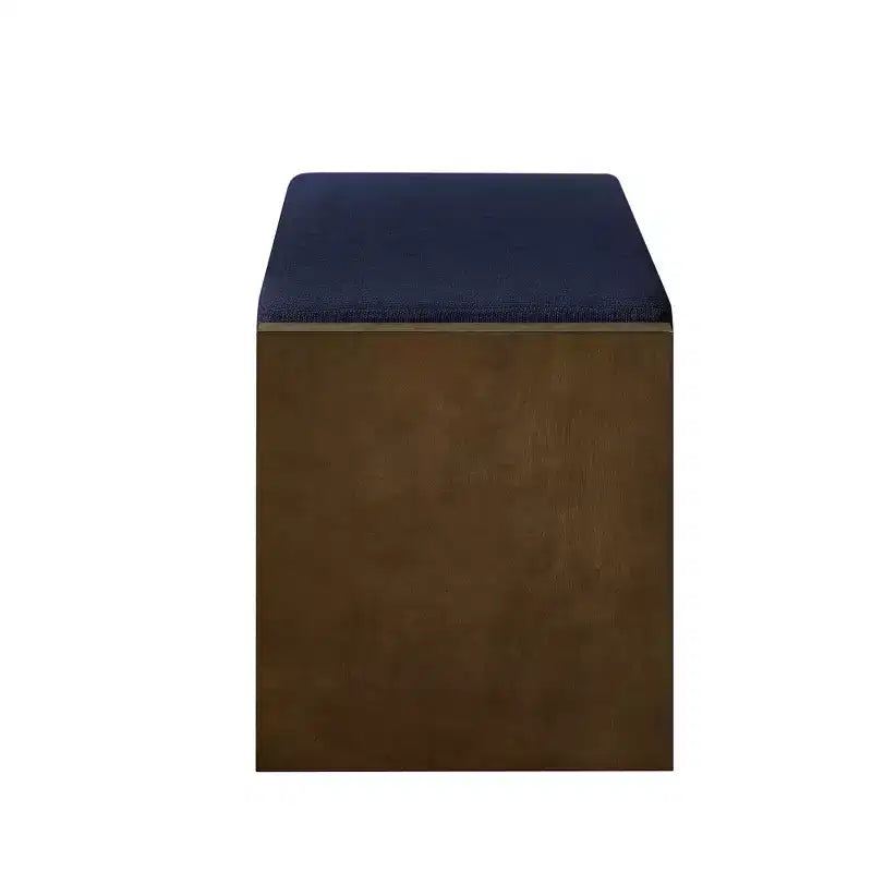 Panca Accent con scarpiera a ripiano inferiore, panca imbottita, panca moderna e compatta da fondo letto con contenitore