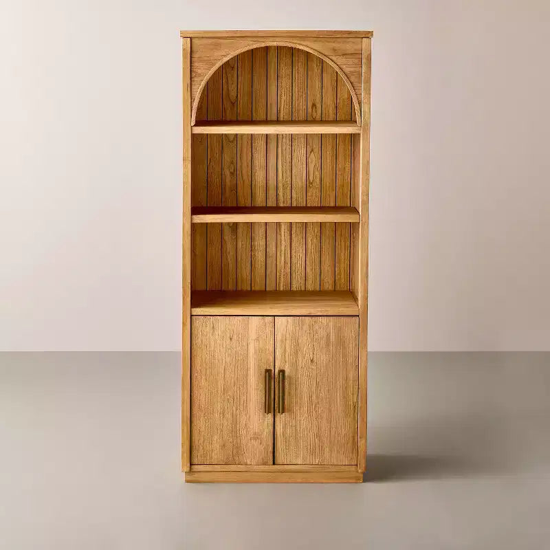 Libreria ad arco con ante