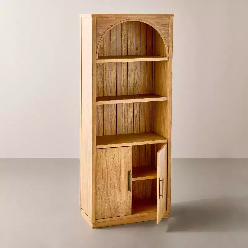 Libreria ad arco con ante