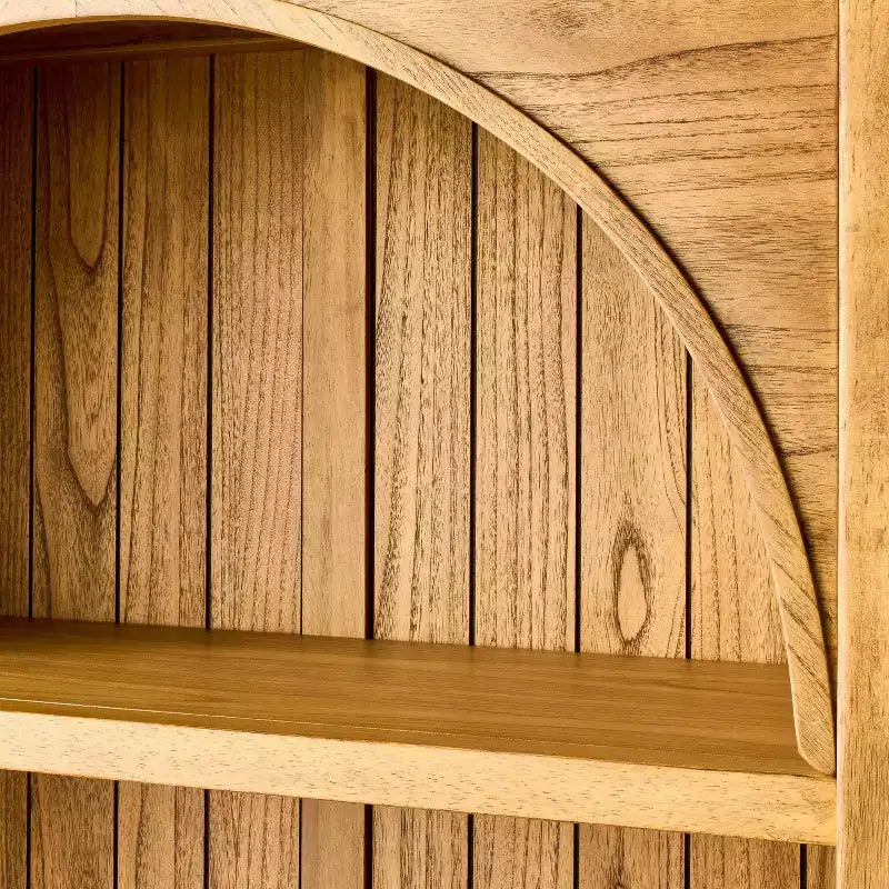 Libreria ad arco con ante