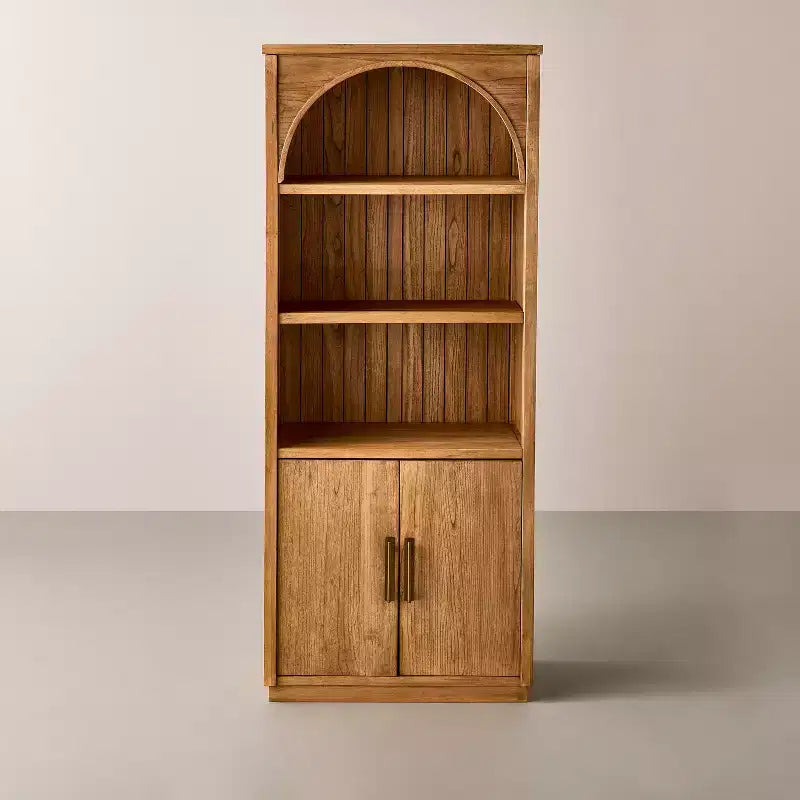 Libreria ad arco con ante