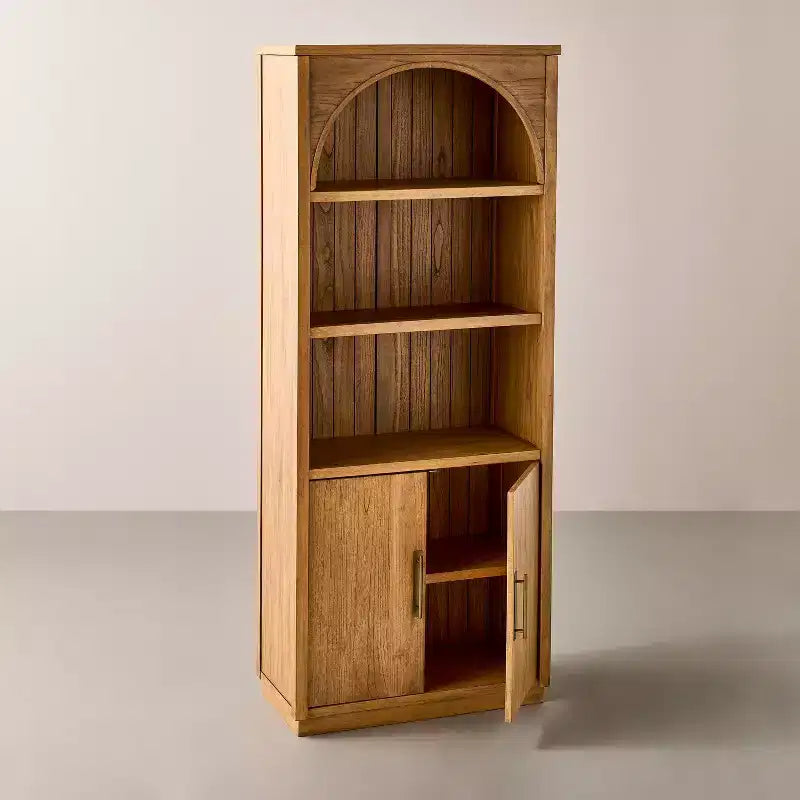Libreria ad arco con ante