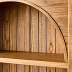 Libreria ad arco con ante