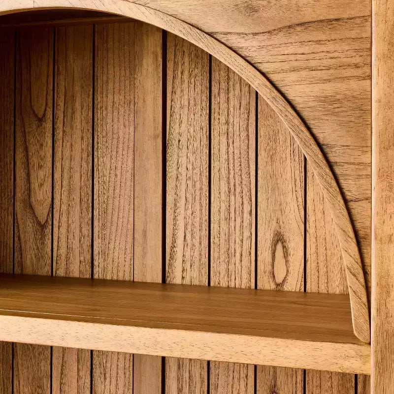 Libreria ad arco con ante
