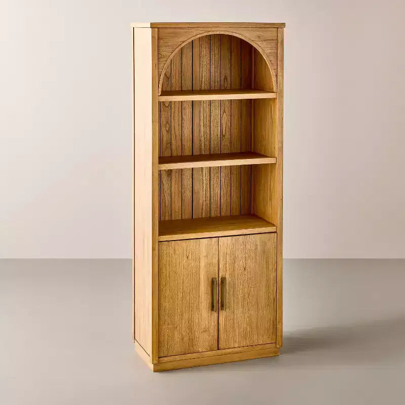Libreria ad arco con ante