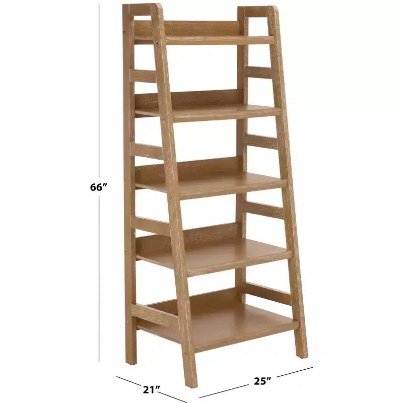 Libreria a 5 ripiani Amanda - Beige