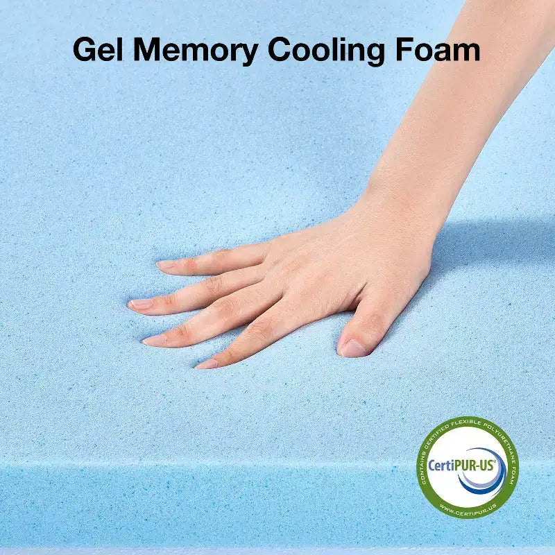 Materasso ibrido in memory foam con infusione di gel di media rigidità da 8/10/12/14 pollici in scatola