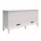Credenza Abigail in legno rustico con ripiani regolabili