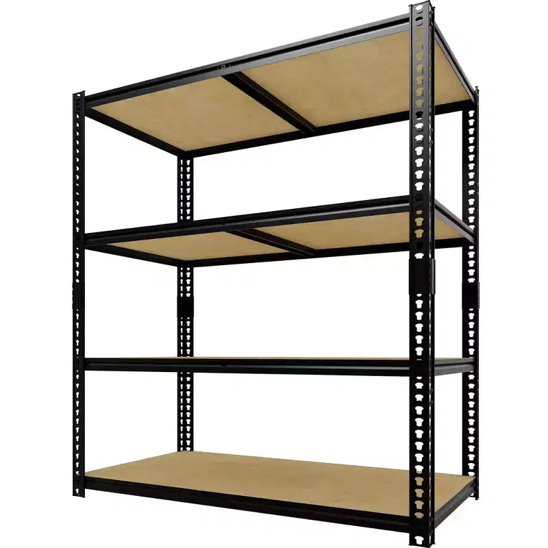 40x20x60 Storage Shelving Rack, 4-Level Adjustable Metal Garage Shelf,MDF Boards,2000 lb Capacity Utility Organizer