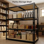 Scaffale portaoggetti 40x20x60, scaffale da garage in metallo regolabile a 4 livelli, ripiani in MDF, capacità 2000 libbre, organizer multiuso