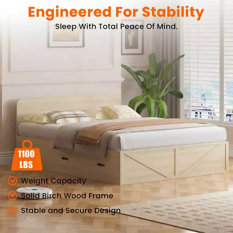Letto a Scomparsa Convertibile con Cassetti Contenitore, Set Divano Letto Ospiti Multifunzione, Materasso Escluso